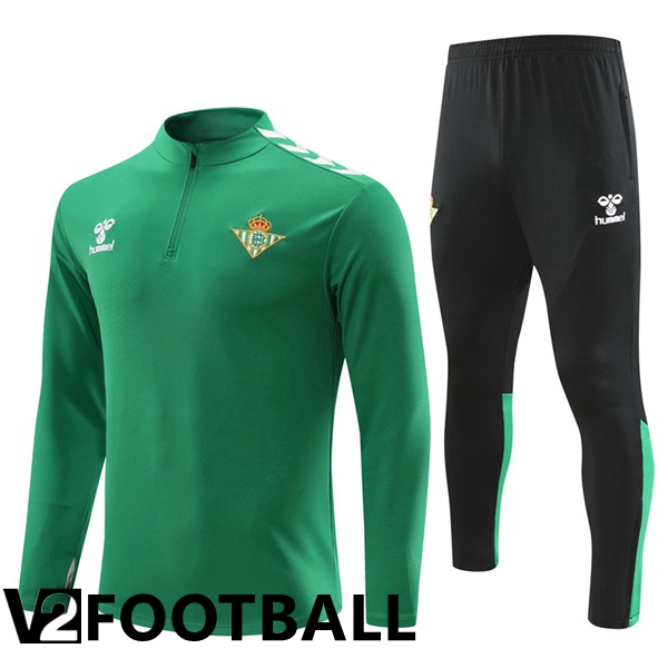 Real Betis Training Tracksuit Suit Green 2023/2024