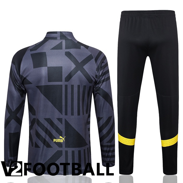 Dortmund BVB Training Jacket Suit Grey 2023/2024