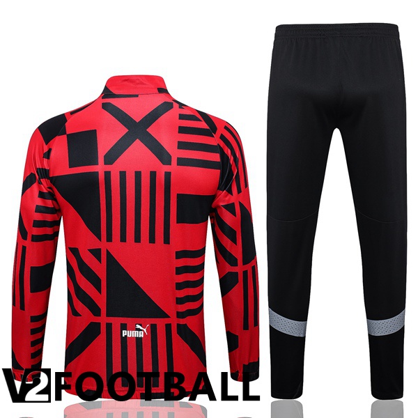 AC Milan Training Jacket Suit Red 2023/2024