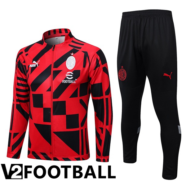 AC Milan Training Jacket Suit Red 2023/2024