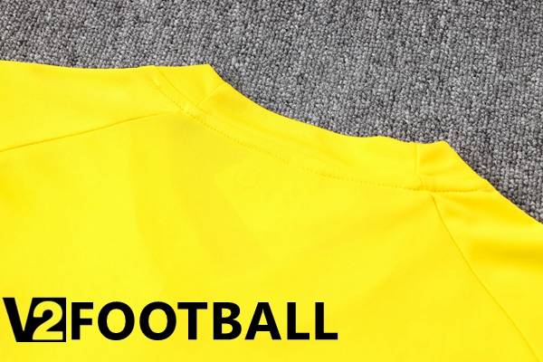 Dortmund BVB Training T Shirt + Shorts Yellow 2023/2024