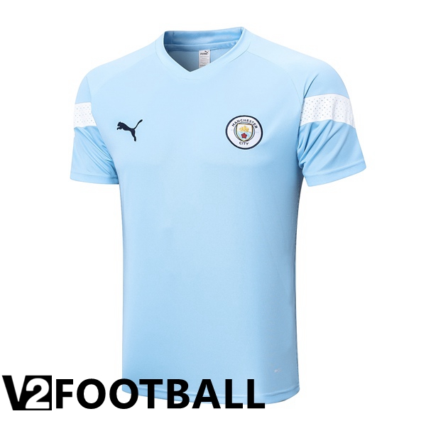 Manchester City Training T Shirt Blue 2023/2024