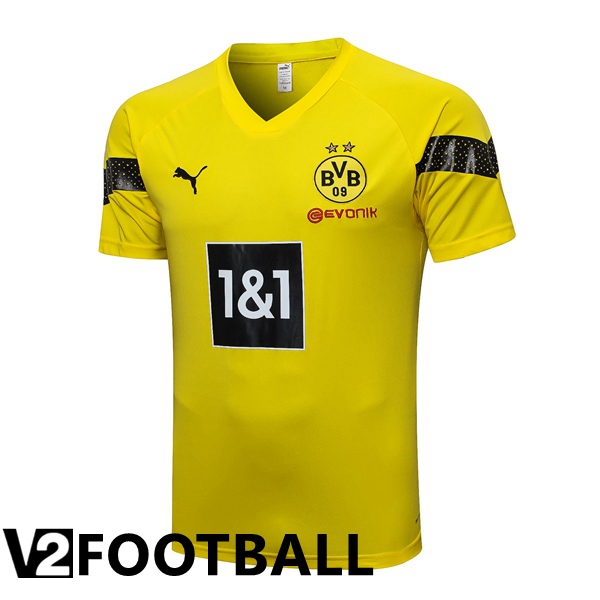 Dortmund BVB Training T Shirt Yellow 2023/2024