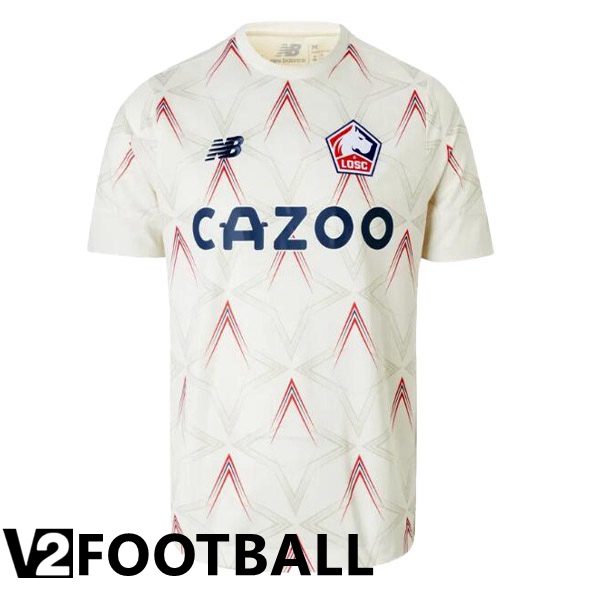 Lille OSC Soccer Jersey Fourth White 2022/2023