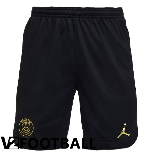 Paris PSG Soccer Shorts Fourth Black 2022/2023