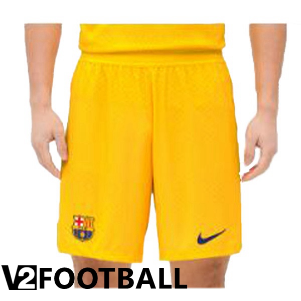 FC Barcelona Soccer Shorts Fourth Yellow 2022/2023