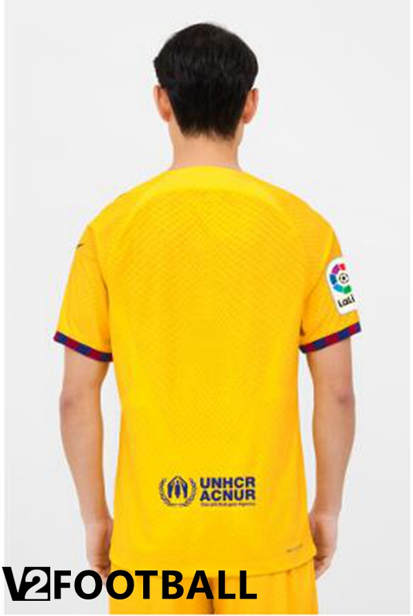 FC Barcelona Soccer Jersey Fourth Yellow 2022/2023