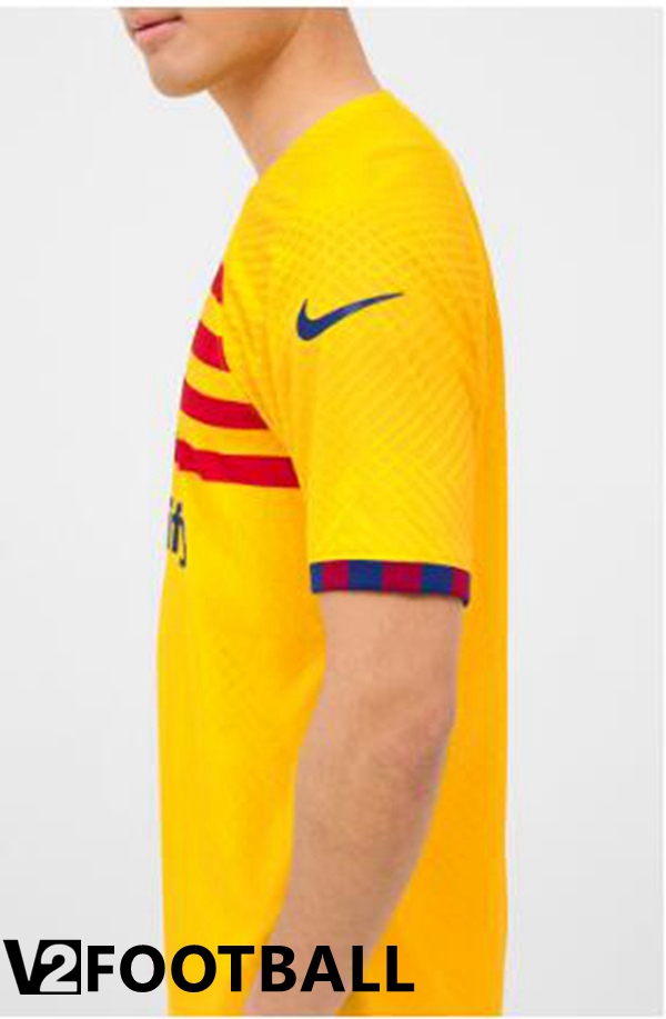 FC Barcelona Soccer Jersey Fourth Yellow 2022/2023