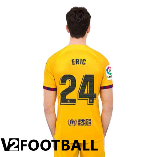 FC Barcelona (ERIC 24) Soccer Jersey Fourth Yellow 2022/2023