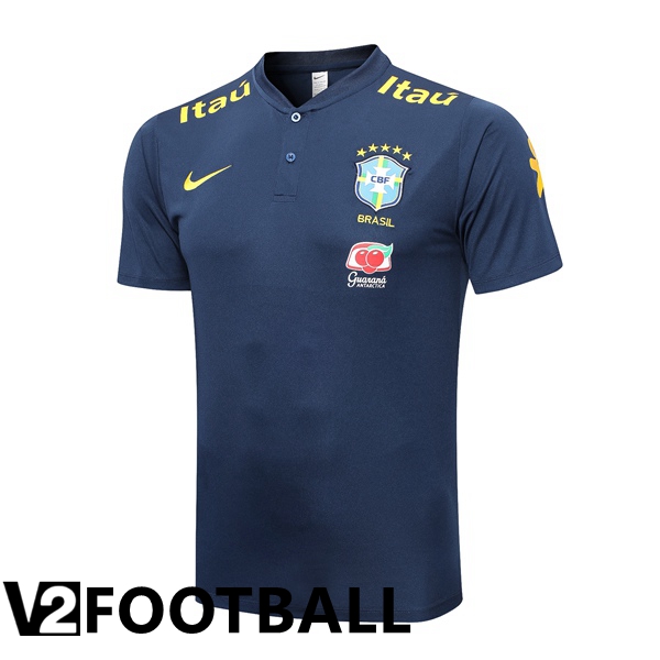 BrazilSoccer Polo Royal Bluee 2023/2024