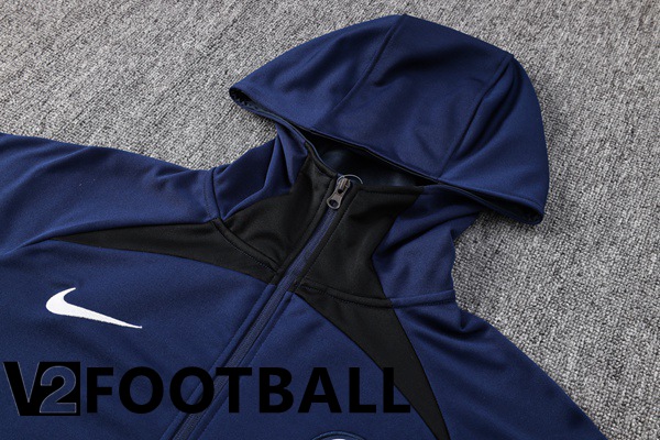 Paris PSG Training Tracksuit Hoodie Royal Bluee 2023/2024