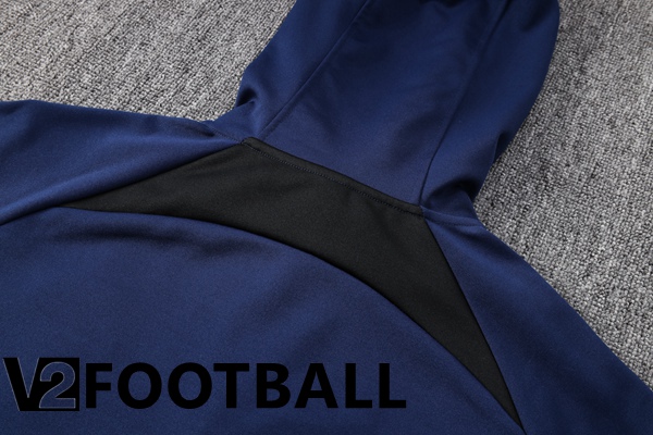 Paris PSG Training Tracksuit Hoodie Royal Bluee 2023/2024