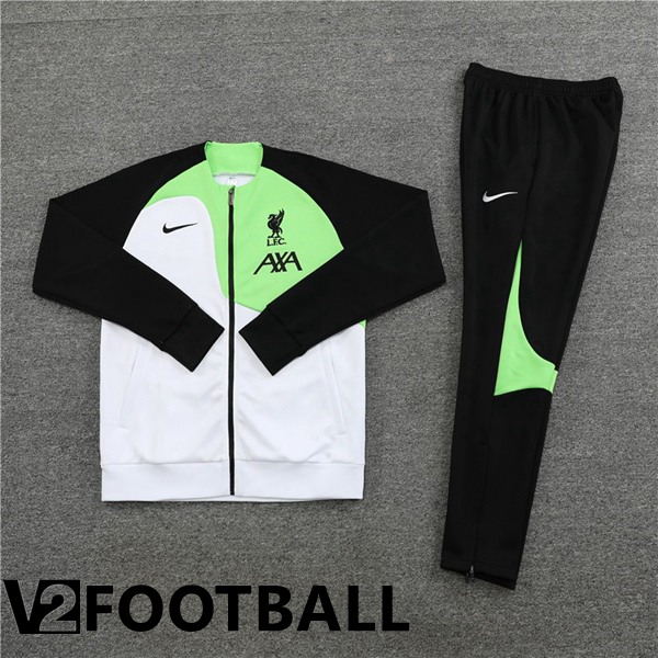 FC Liverpool Training Jacket Suit White Green 2023/2024