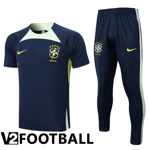 Brazil Training T Shirt + Pants Royal Bluee 2023/2024