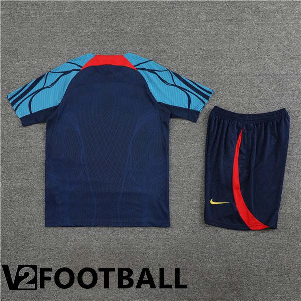 Portugal Training T Shirt + Shorts Black 2023/2024