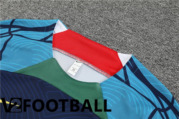 Portugal Training T Shirt + Shorts Black 2023/2024