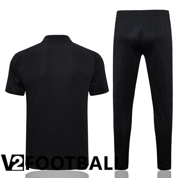 Germany Soccer Polo + Pants Black 2023/2024