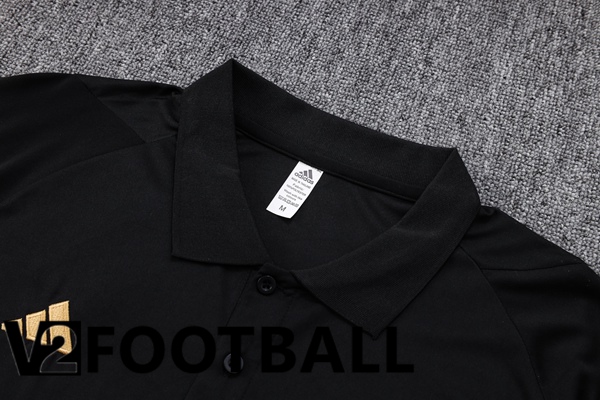 Germany Soccer Polo + Pants Black 2023/2024