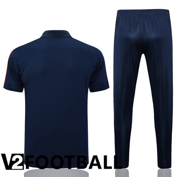 Spain Soccer Polo + Pants Royal Blue 2023/2024