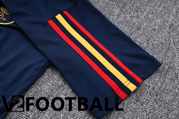 Spain Soccer Polo + Pants Royal Blue 2023/2024