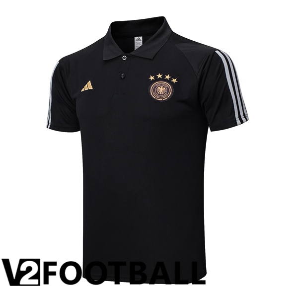 Germany Soccer Polo Black 2023/2024