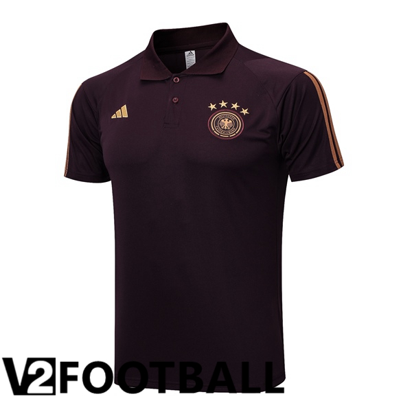 Germany Soccer Polo Brown 2023/2024