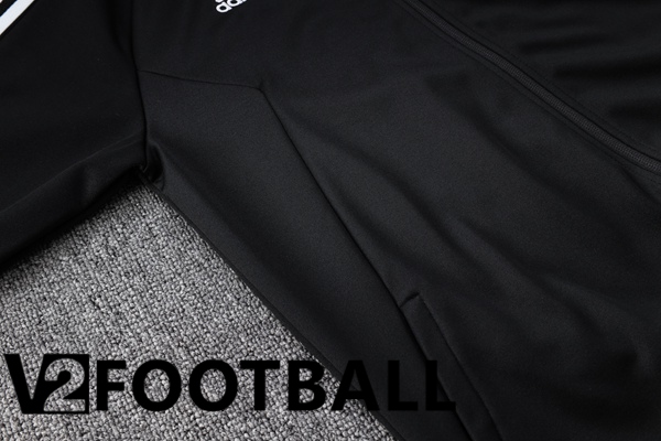 Real Madrid Training Tracksuit Hoodie Black 2023/2024