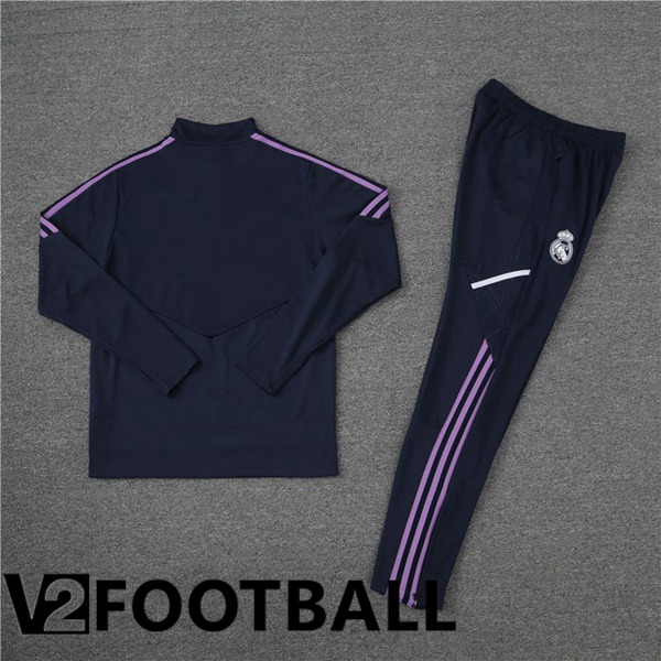 Real Madrid Training Tracksuit Suit Royal Blue 2023/2024