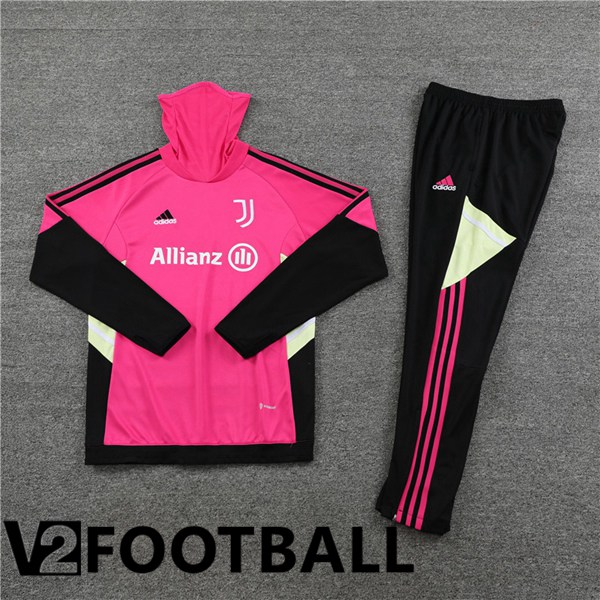 Juventus High collar Training Tracksuit Suit Red 2023/2024