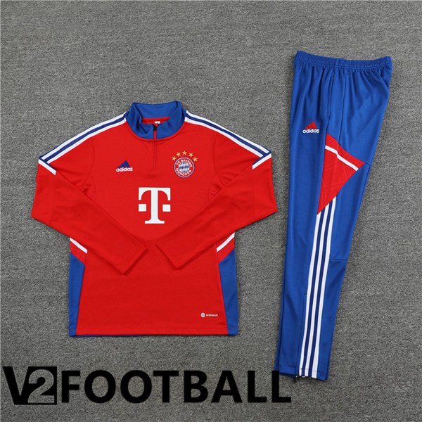 Bayern Munich Training Tracksuit Suit Red 2023/2024