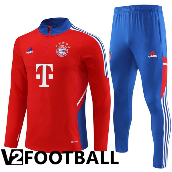 Bayern Munich Training Tracksuit Suit Red 2023/2024