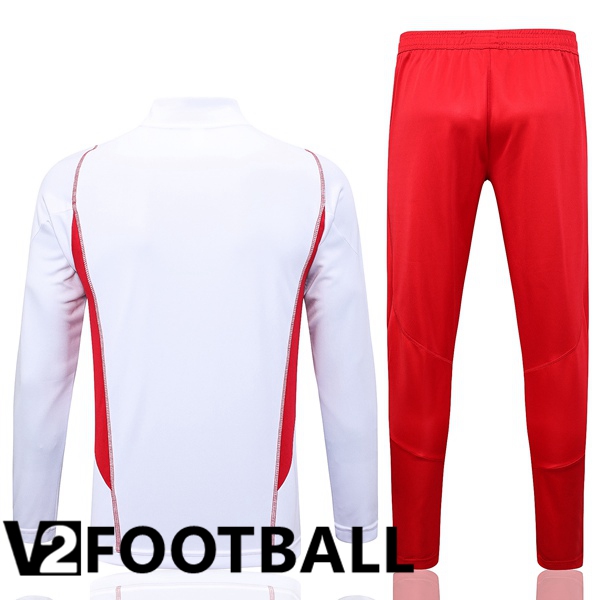 Flamengo Training Tracksuit Suit White 2023/2024