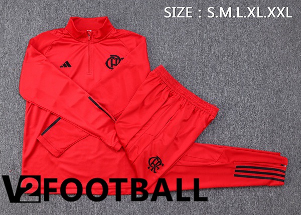 Flamengo Training Tracksuit Suit Red 2023/2024