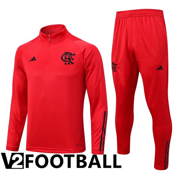 Flamengo Training Tracksuit Suit Red 2023/2024