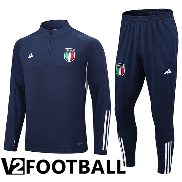 Italy Training Tracksuit Suit Royal Blue 2023/2024