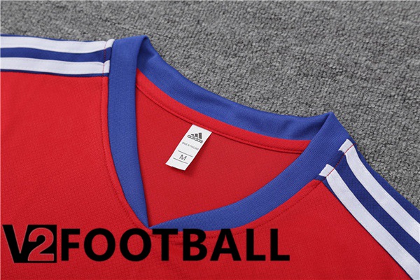 Bayern Munich Training T Shirt + Shorts Red 2023/2024