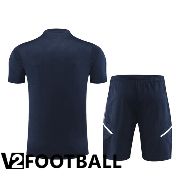 Real Madrid Training T Shirt + Shorts Royal Blue 2023/2024