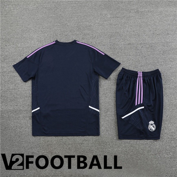 Real Madrid Training T Shirt + Shorts Royal Blue 2023/2024
