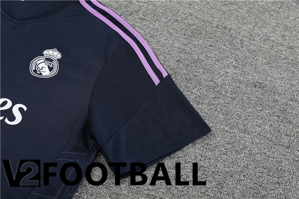 Real Madrid Training T Shirt + Shorts Royal Blue 2023/2024