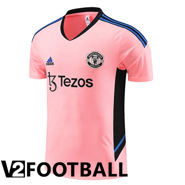 Manchester United Training T Shirt Pink 2023/2024