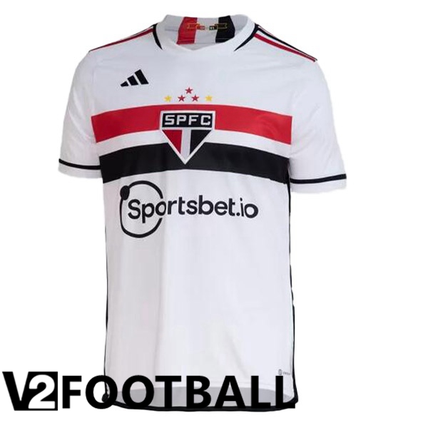 Sao Paulo FC Soccer Jersey Home White 2023/2024