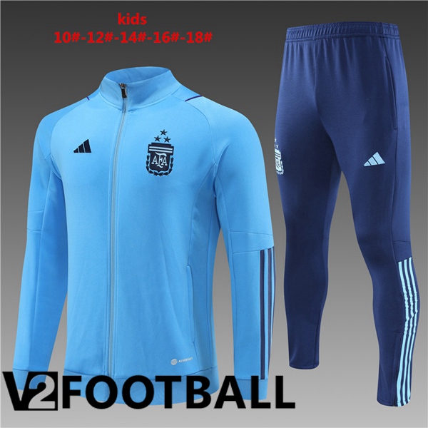 Argentina Kids Training Jacket Suit Blue 2023/2024