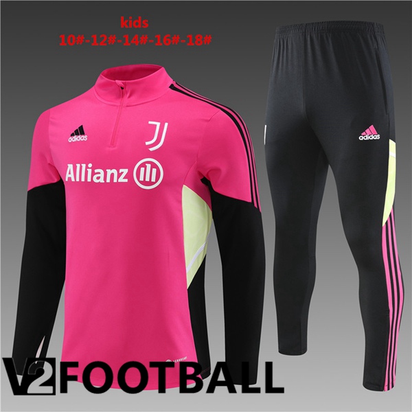 Juventus Kids Training Tracksuit Suit Red 2023/2024