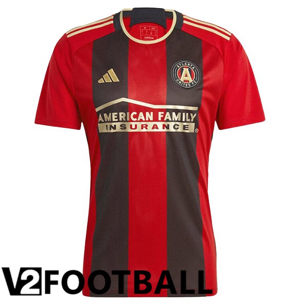 Atlanta United Soccer Jersey Home Red 2023/2024