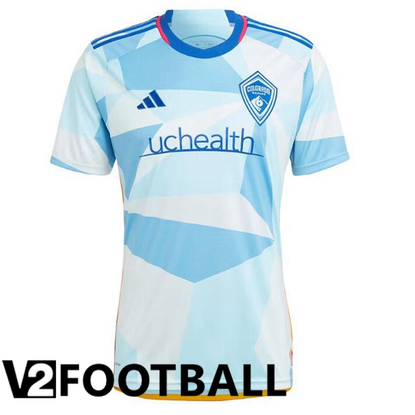 Colorado Rapids Soccer Jersey Away Blue 2023/2024