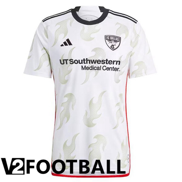 FC Dallas Soccer Jersey Away White 2023/2024