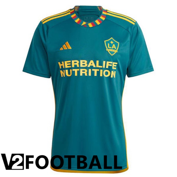 LA Galaxy Soccer Jersey Away Green 2023/2024