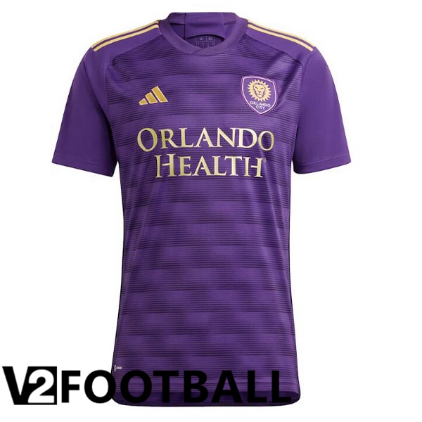 Orlando City SC Soccer Jersey Home Purple 2023/2024
