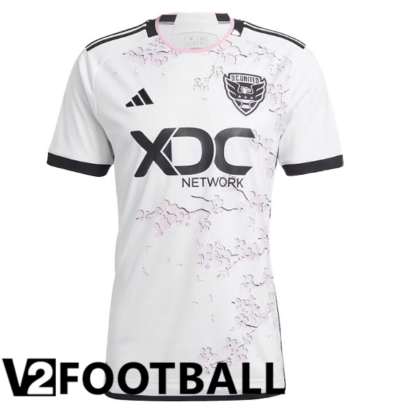 D.C United Soccer Jersey Away White 2023/2024