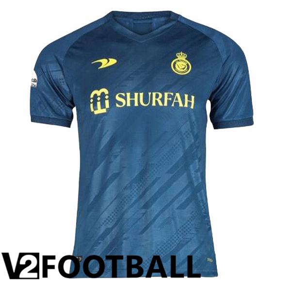 Al-Nassr FC Soccer Jersey Away Blue 2022/2023